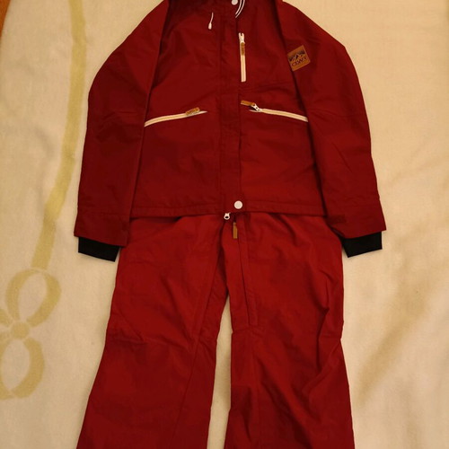 ColourWear women's ski suit used, burgundy, size Medium/Small
