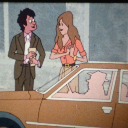 16mm film The Foundations of Wealth used, animation with live characters
