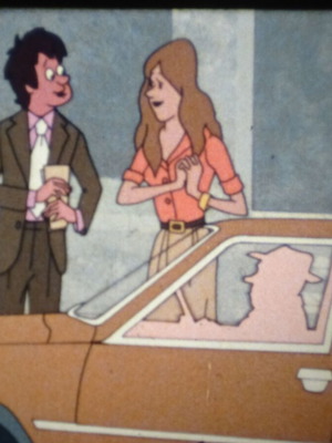 16mm film The Foundations of Wealth used, animation with live characters