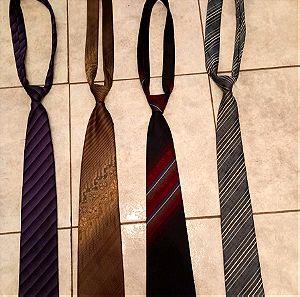 4 επώνυμες ολοκαίνουριες γραβάτες...Riccardo ferri και scarpali ....!!!! Πωλούνται και ξεχωριστά...!