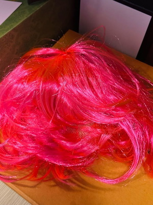Fuchsia wig like new bob style