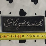 Nightwish embroidered silver logo patch