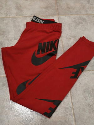 Nike leggings red like new