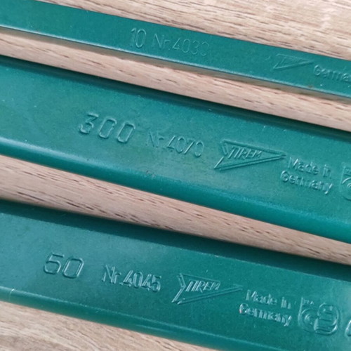 TIREM chisels used, set of 3 with numbers 4045, 4070, 4030