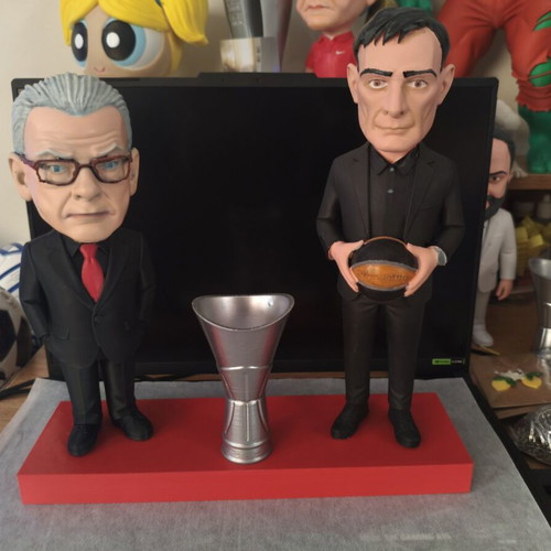 Dusan Ivkovic and Giorgos Bartzokas 3D printed figures, made to order