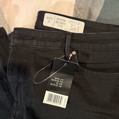Esmara women's pants new, skinny fit, black, XXL 44 16