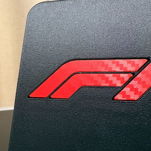 3D Printed F1 Design Phone Stand from PETG Carbon Fiber new