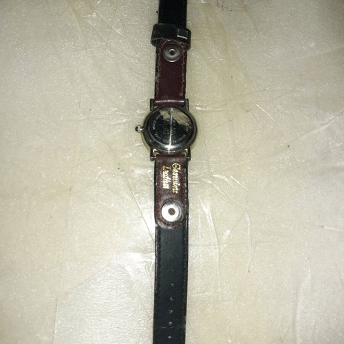 Watch for boys new with leather strap and steel
