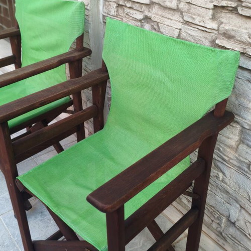 Set of professional director chairs