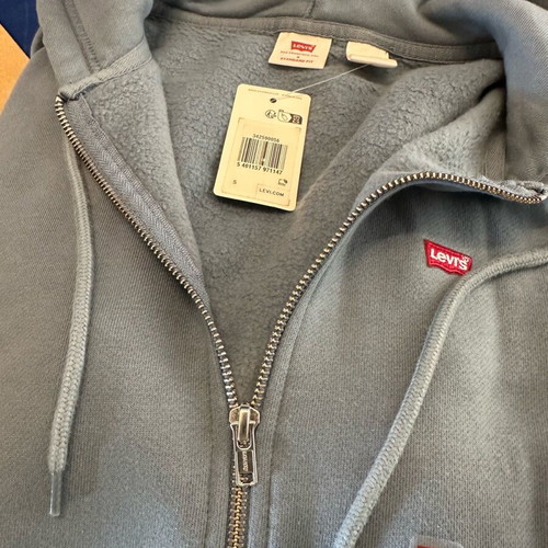 Levi’s cotton cardigan blue new, size S