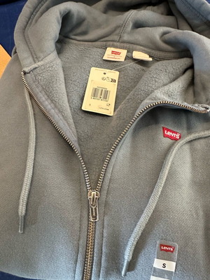 Levi’s cotton cardigan blue new, size S