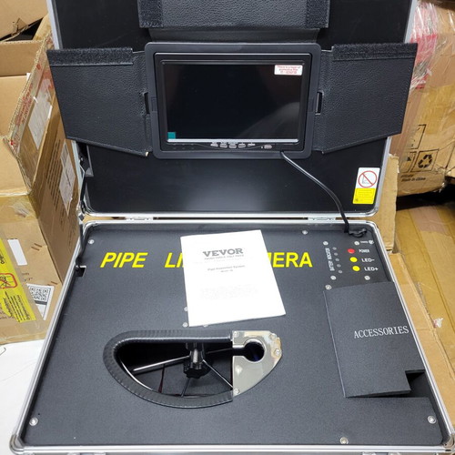 Vevor Drainage Camera 7" Screen 30m Cable DVR New