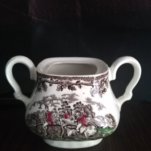 Myotts Country Life porcelain sugar bowl vintage used