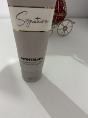Signature Mont Blanc body lotion used