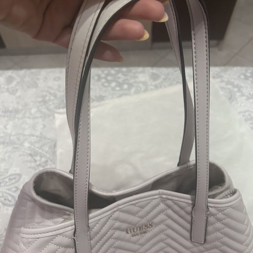 Guess Vikky II Large 2-in-1 Tote bag, like new, white