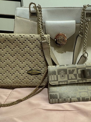 Bag set used with Guess, Kem and handmade unused