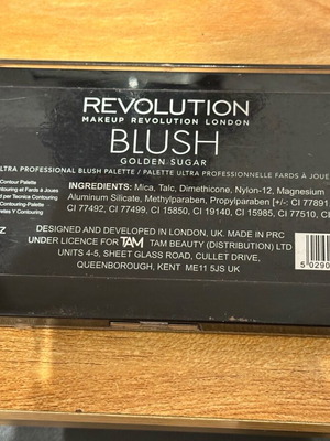Revolution Blush Golden Sugar palette like new