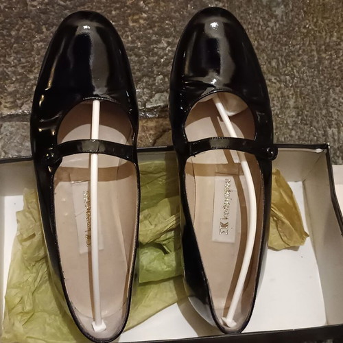 Kalogirou ballerina shoes like new, black size 38.5