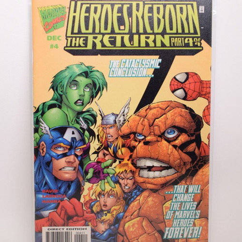 Heroes Reborn: The Return #4 Marvel Comics used