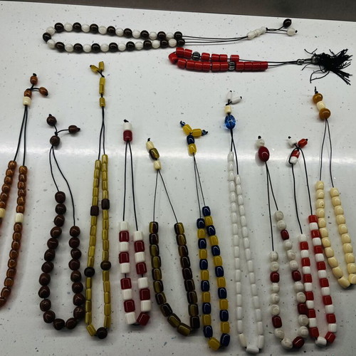 Resin Kompoloi like new, various designs