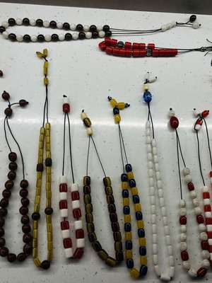 Resin Kompoloi like new, various designs