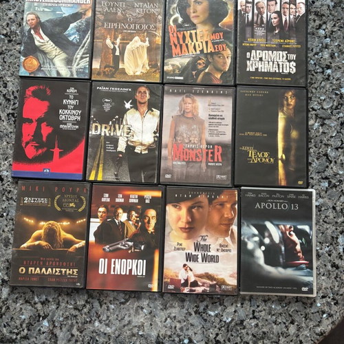 DVD movies like new, large collection
