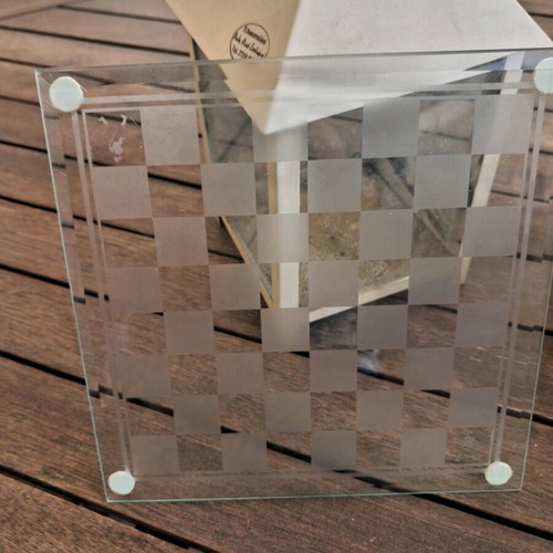 Jonny glass chessboard like new with glass pieces