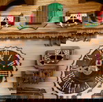 Ρολόι κούκος κουρδιστό καινούργιο με παράσταση Χάιντι και Πέτερ Black Forest 1505