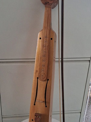 Pontian lyra used, old wooden, functional