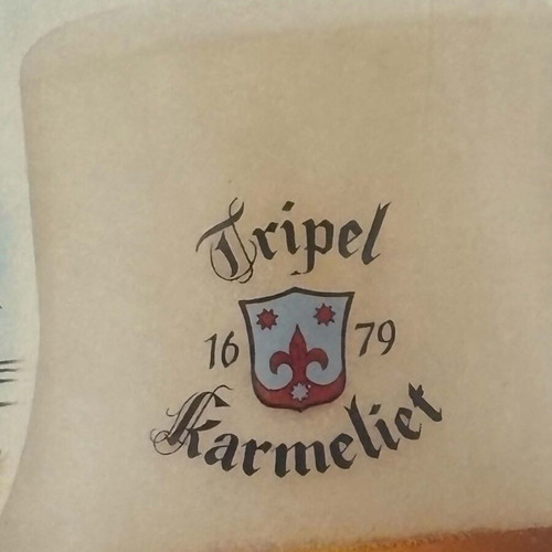 Tripel Karmeliet promotional sign