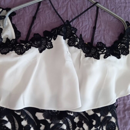 Karen Millen dress new, black and white, size XL