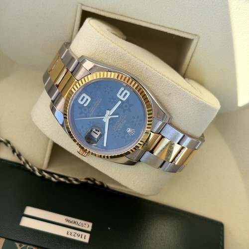Rolex 116233 full set like new, green dial unisex watch
