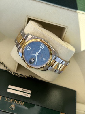 Rolex 116233 full set like new, green dial unisex watch