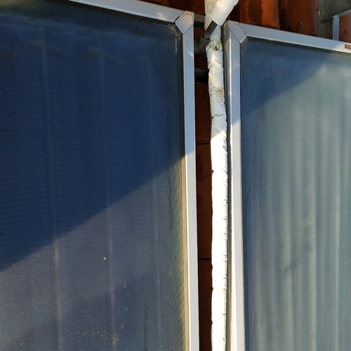 Maltezos solar collector used, 2 panels, 2016