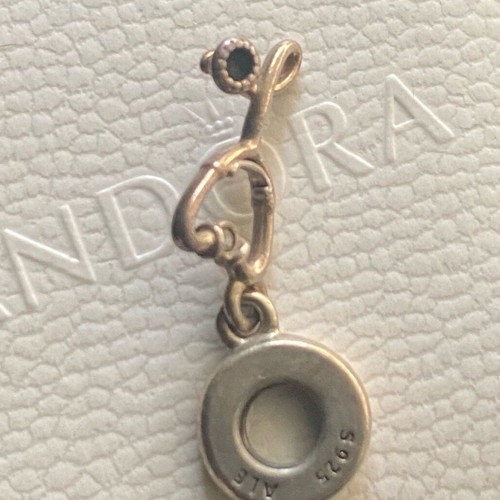 Pandora charm stethoscope like new, silver