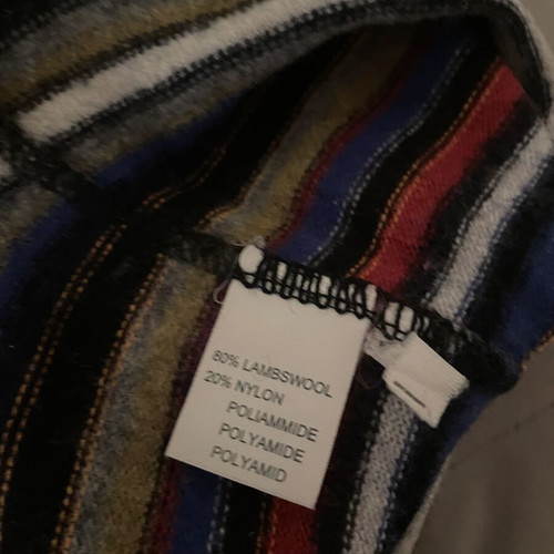 Leonard's striped lambswool sweater, size M