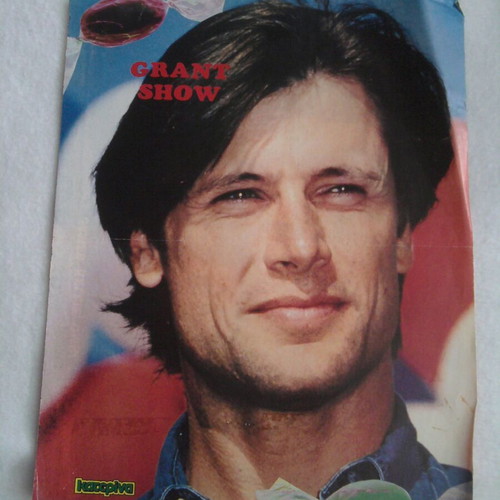 Sakis Rouvas & Melrose Place poster used, size 29x23
