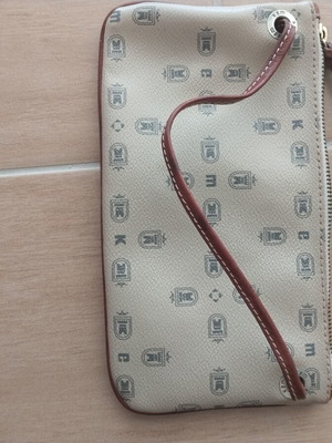 KEM women's bag, beige and brown