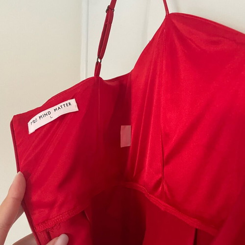 Mind Matter red dress like new, size Large