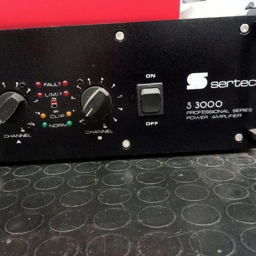 PA Sertec S 3000 amplifier like new, vintage professional