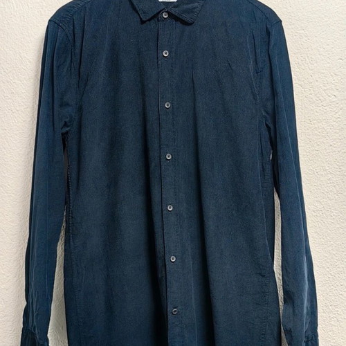 Intimissimi men's corduroy shirt blue new, size Medium