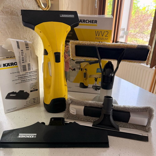 Kärcher WV 2 Premium window cleaning set like new