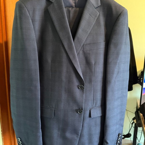 Master Tailor men's suit navy blue size 58/52 new
