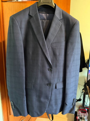 Master Tailor men's suit navy blue size 58/52 new