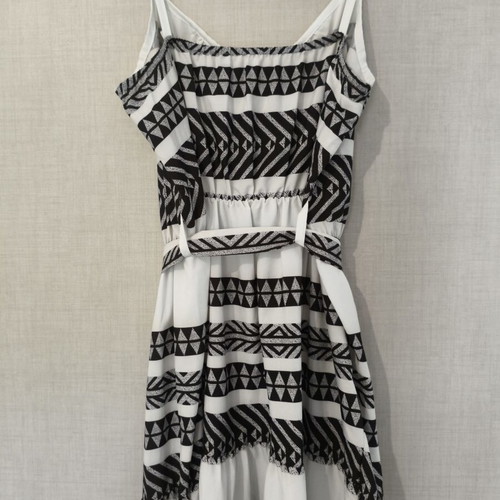 Maxi summer dress with ethnic geometric pattern one size like new