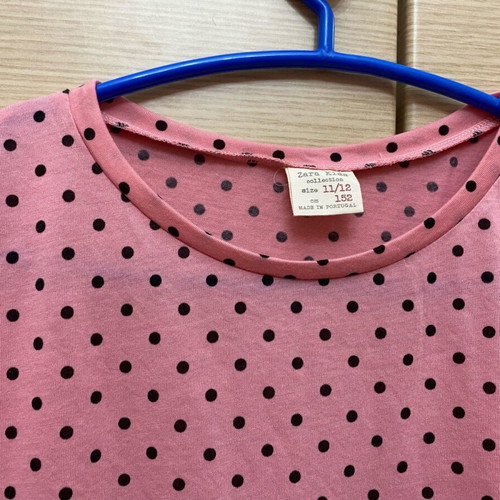 Children's pink t-shirt like new, size 11-12