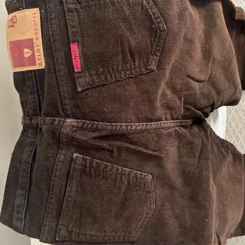 Bylot corduroy pants like new, y2k style, chocolate color, size L