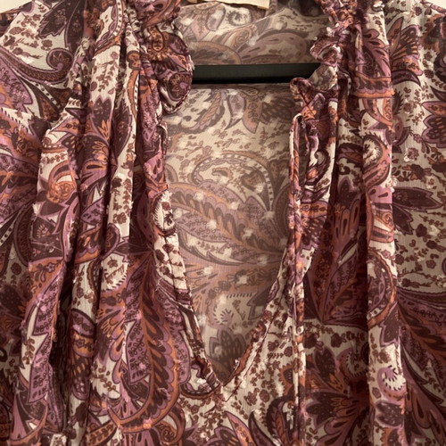 Boho set DLV M/L like new, brown and pink