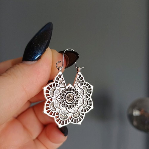 Boho earrings made of stainless steel new, unworn