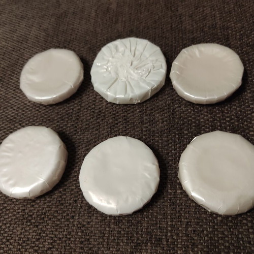 Travel soaps new, set of 6 pieces